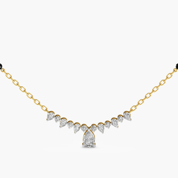 Pear Cascade Mangalsutra