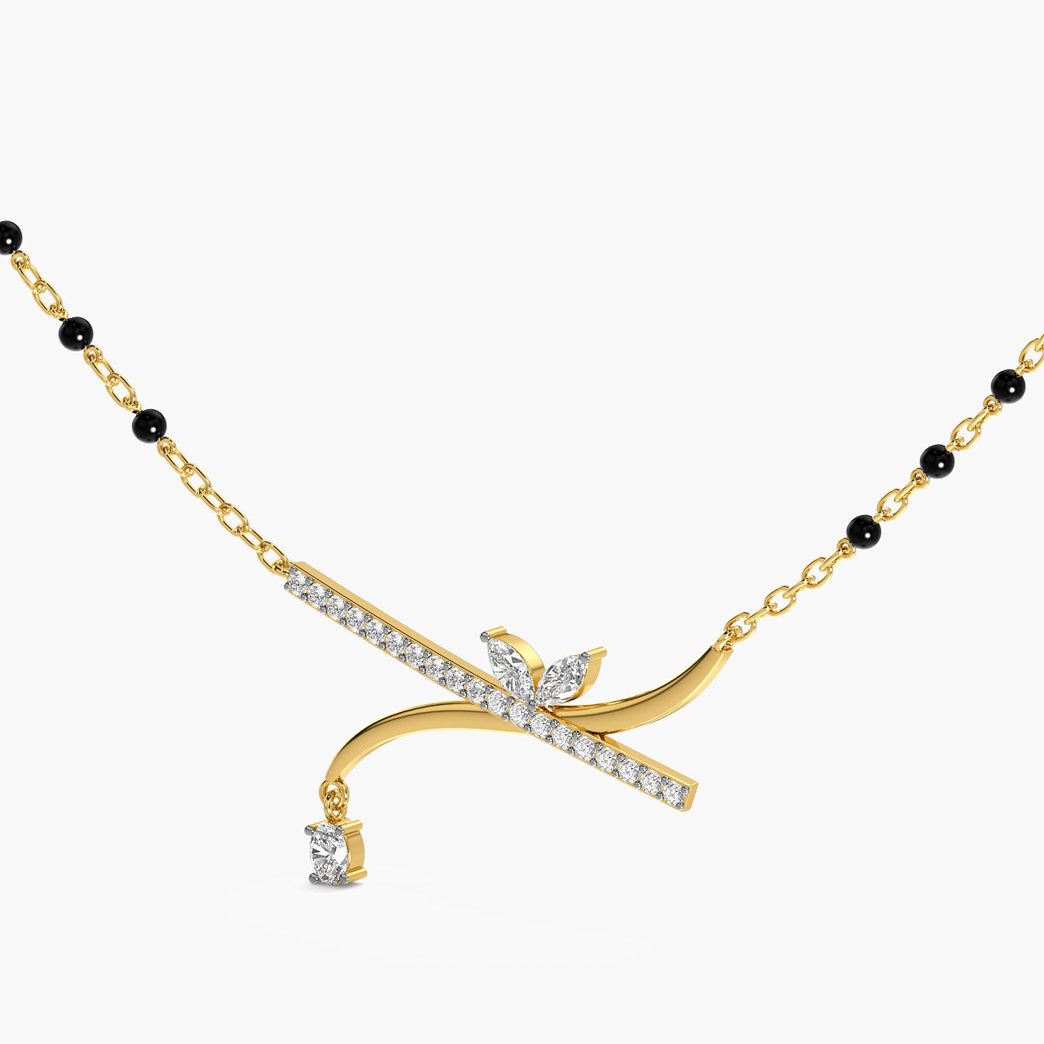 Contemporary Leafline Mangalsutra