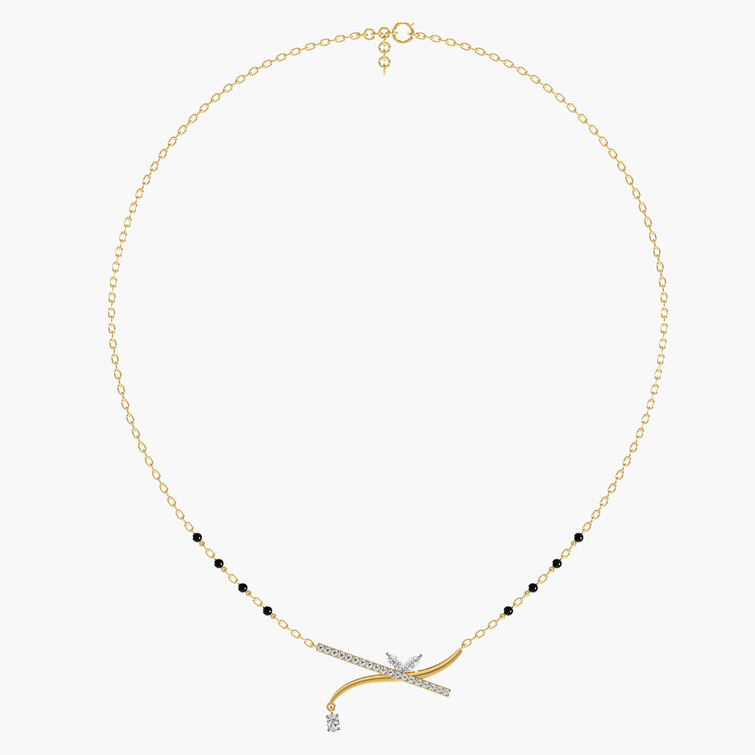 Contemporary Leafline Mangalsutra