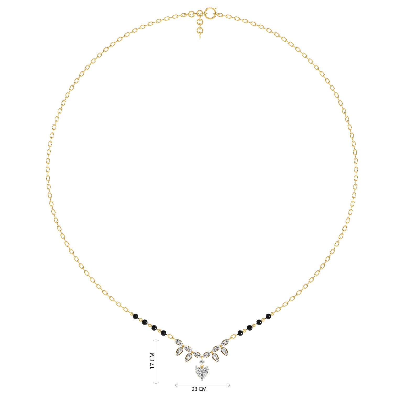 Heart Drop Mangalsutra