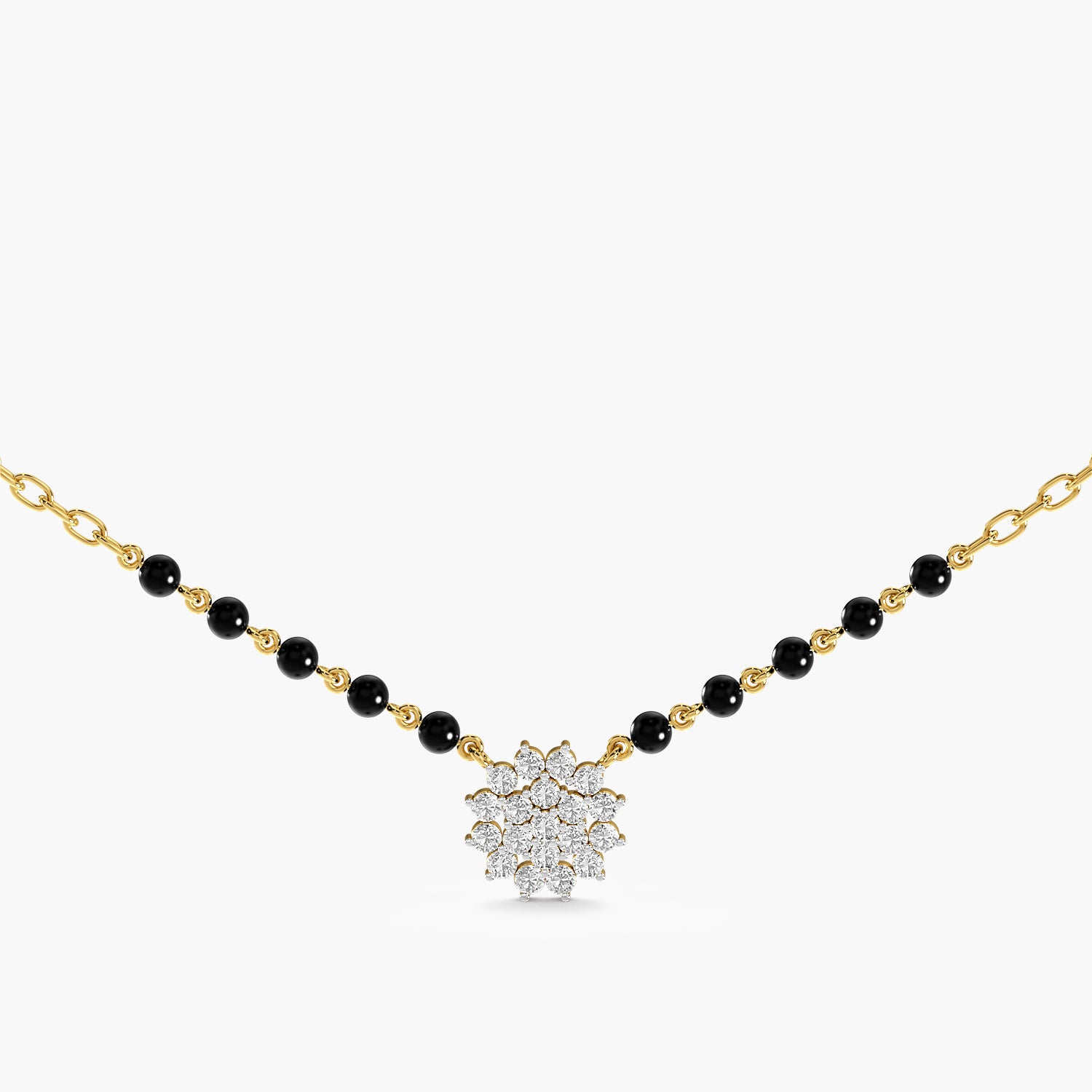 Classic Floral Cluster Mangalsutra