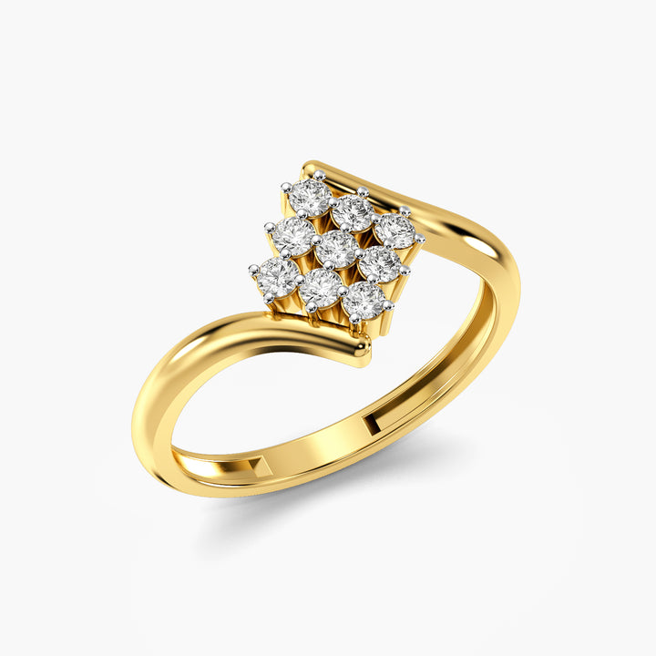 Aurora Cluster Lab-Grown Diamond Ring