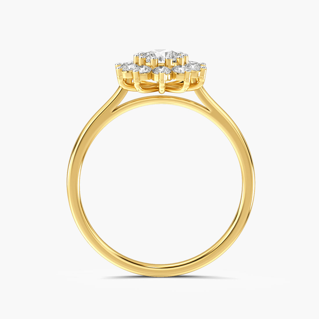 Aurelia Halo Lab-Grown Diamond Ring