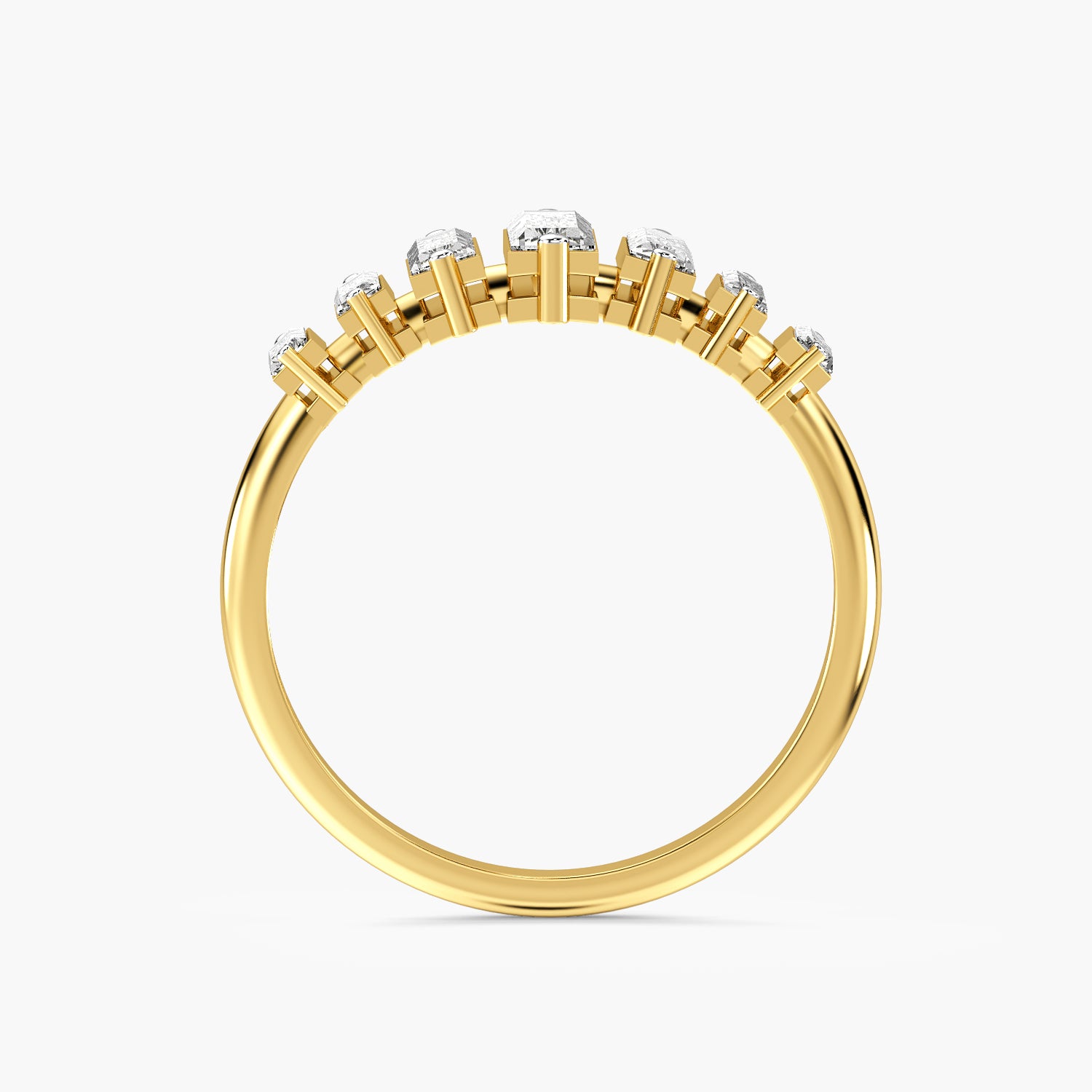 Radiant Baguette Lab-Grown Diamond Ring