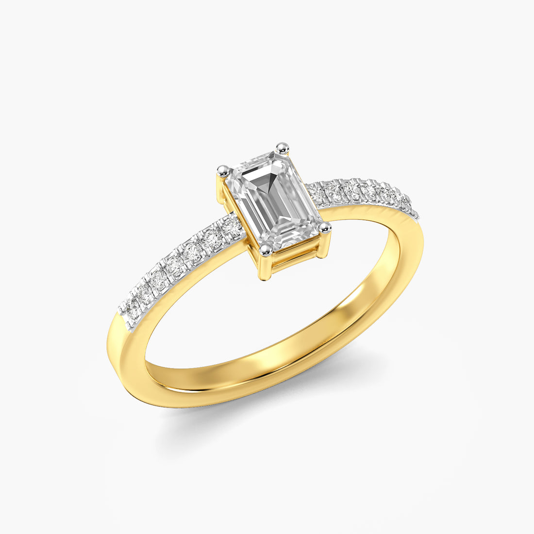 Elara Emerald Lab-Grown Diamond Ring
