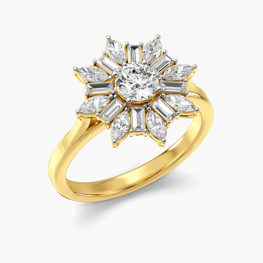 Sunblossom Lab-Grown Diamond Ring