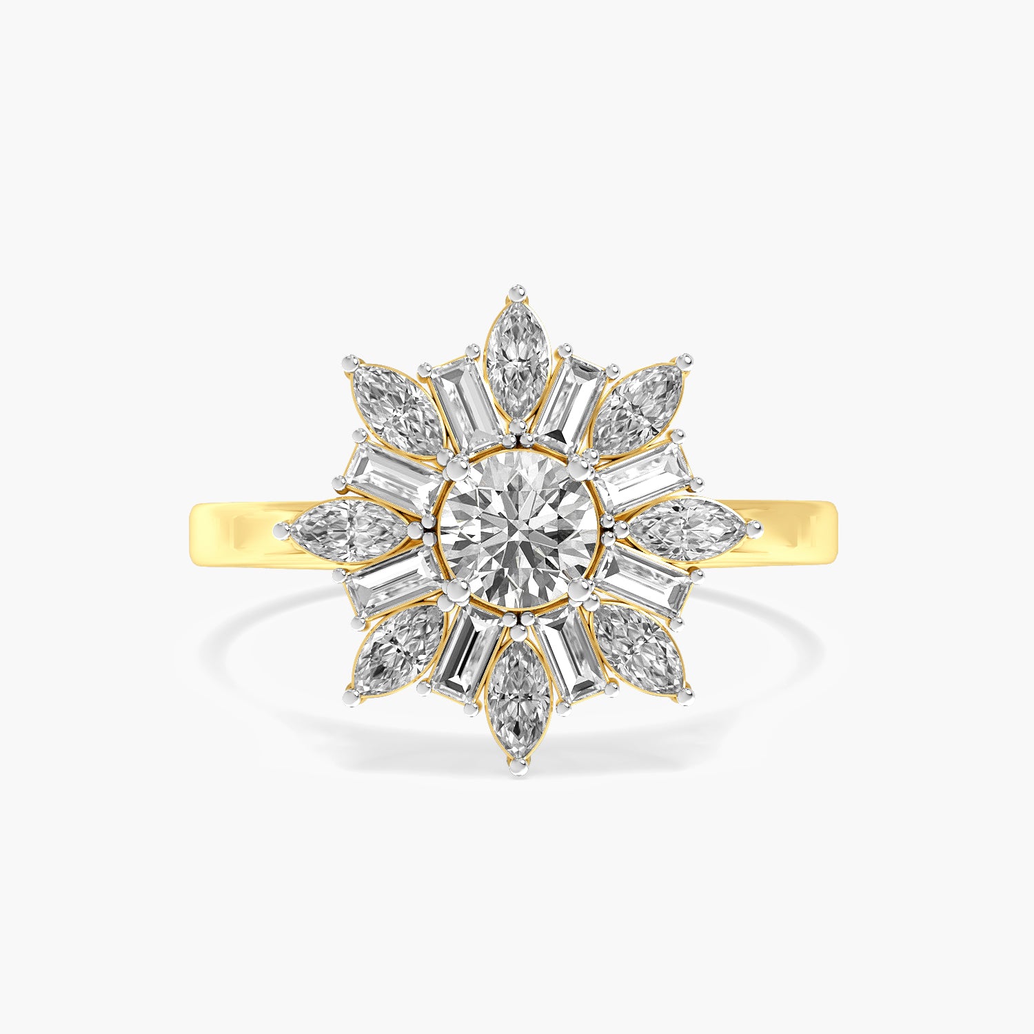Sunblossom Lab-Grown Diamond Ring