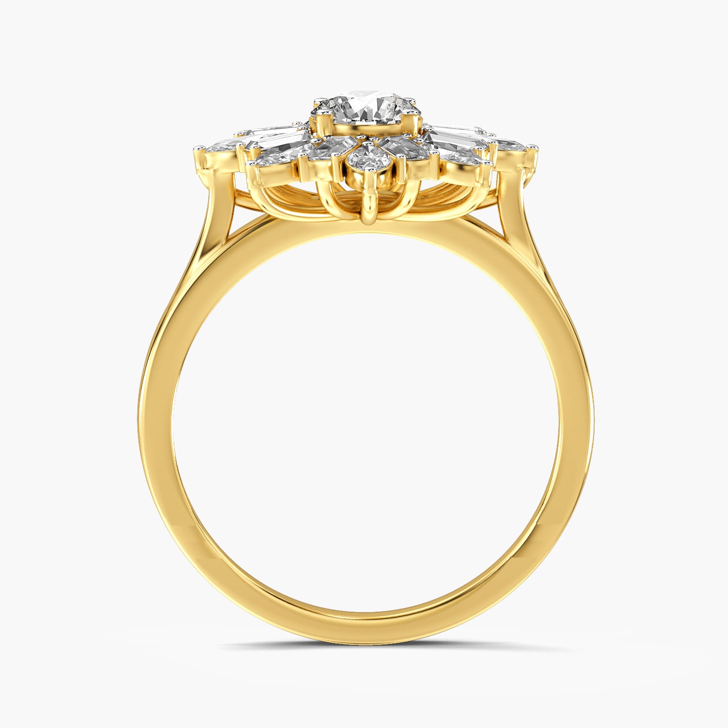 Sunblossom Lab-Grown Diamond Ring