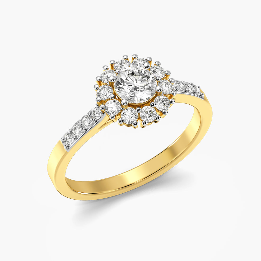 Celestia Halo Lab-Grown Diamond Ring