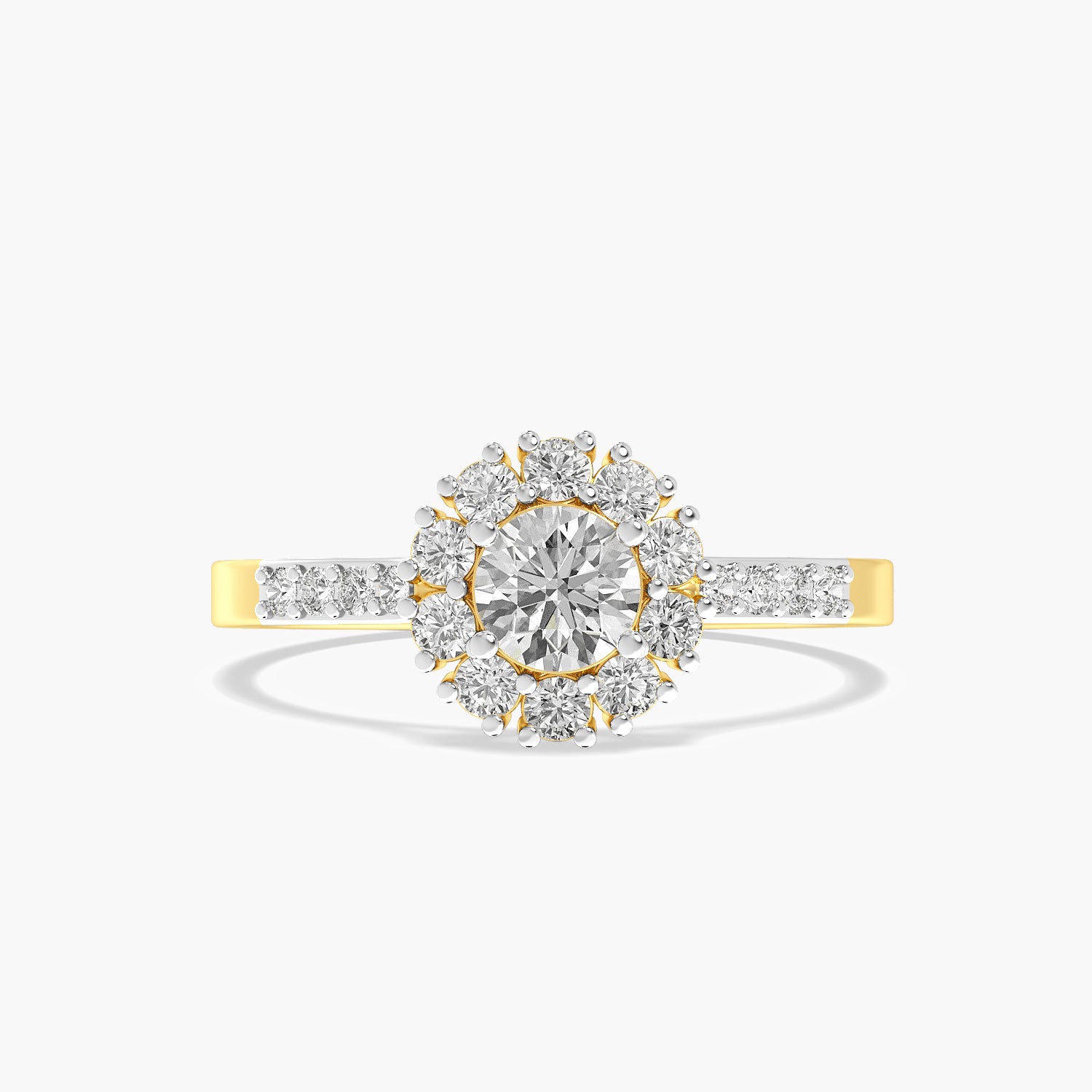 Celestia Halo Lab-Grown Diamond Ring