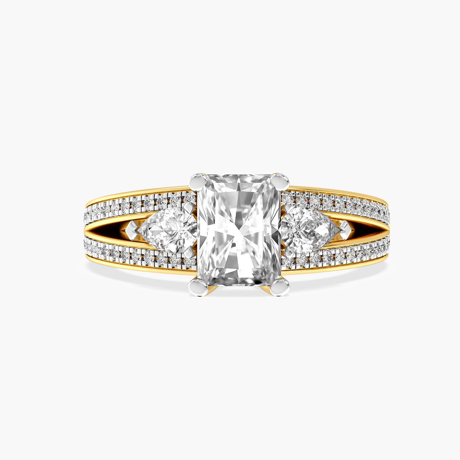 Aurora Radiant Lab Grown Diamond Ring