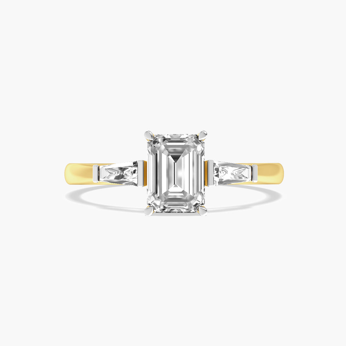 Elara Emerald Trio Ring