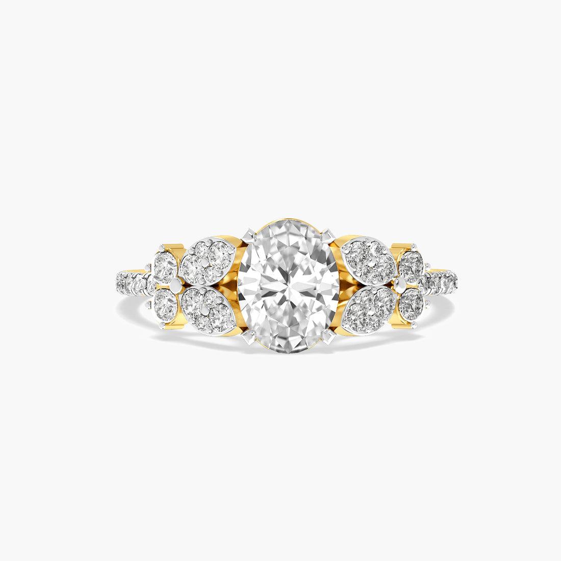 Aurelle Oval Blossom Ring