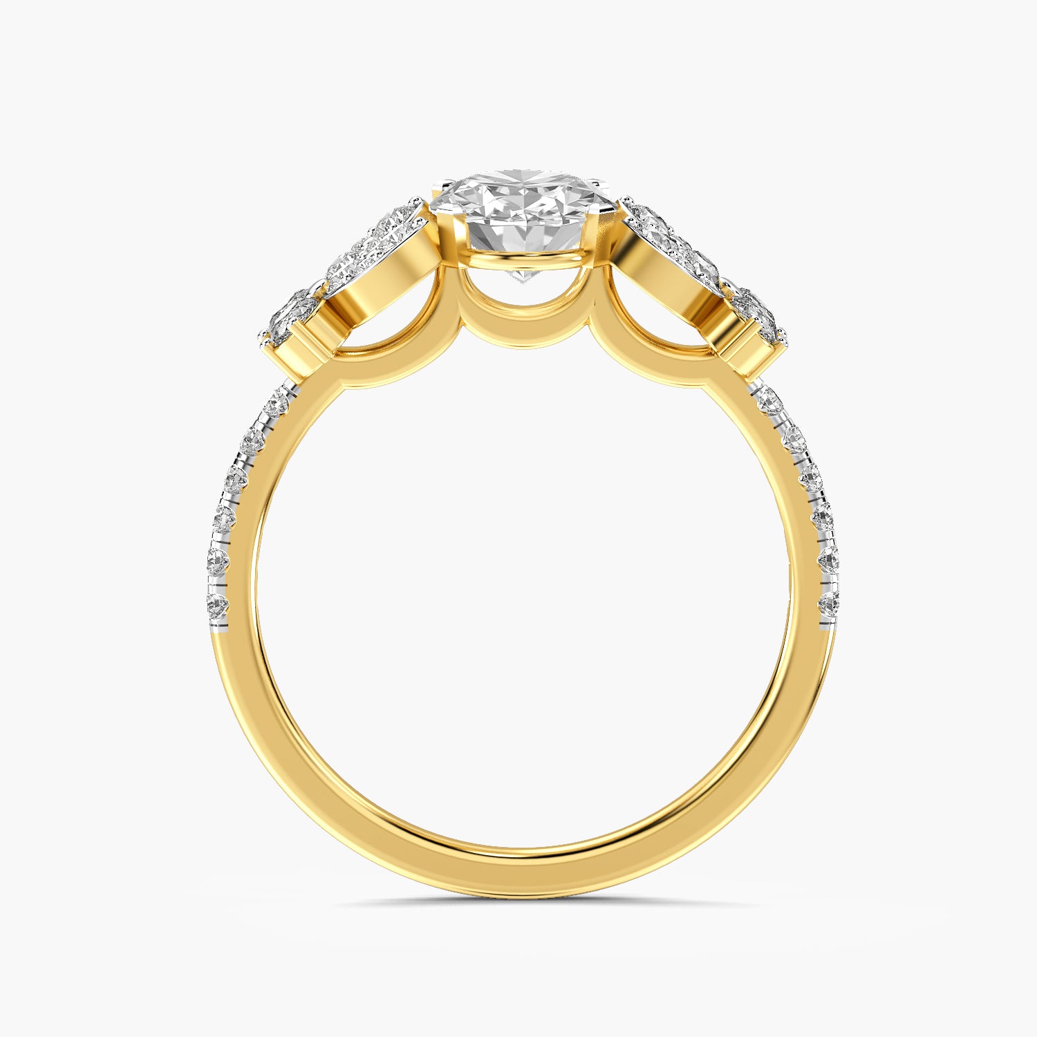 Aurelle Oval Blossom Ring