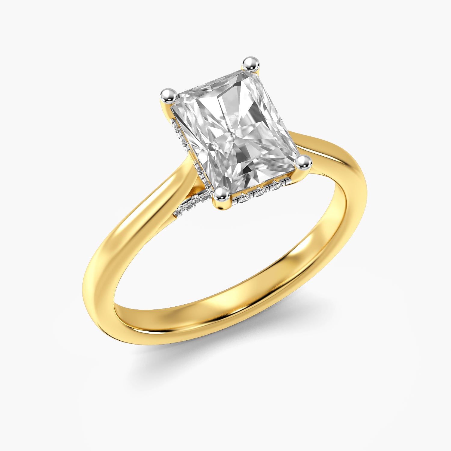 Radiant Arch Lab Grown Diamond Ring