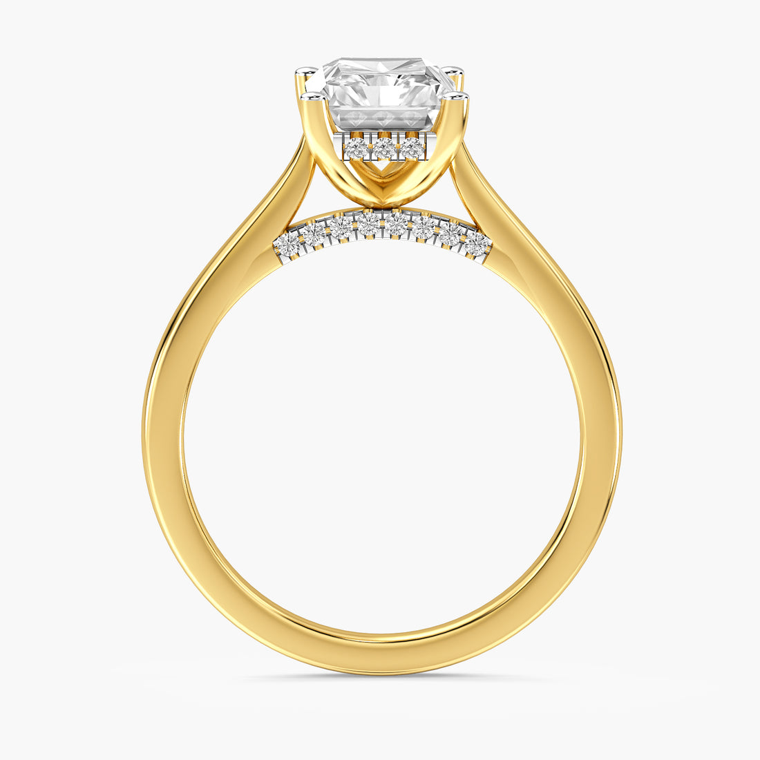 Radiant Arch Lab Grown Diamond Ring