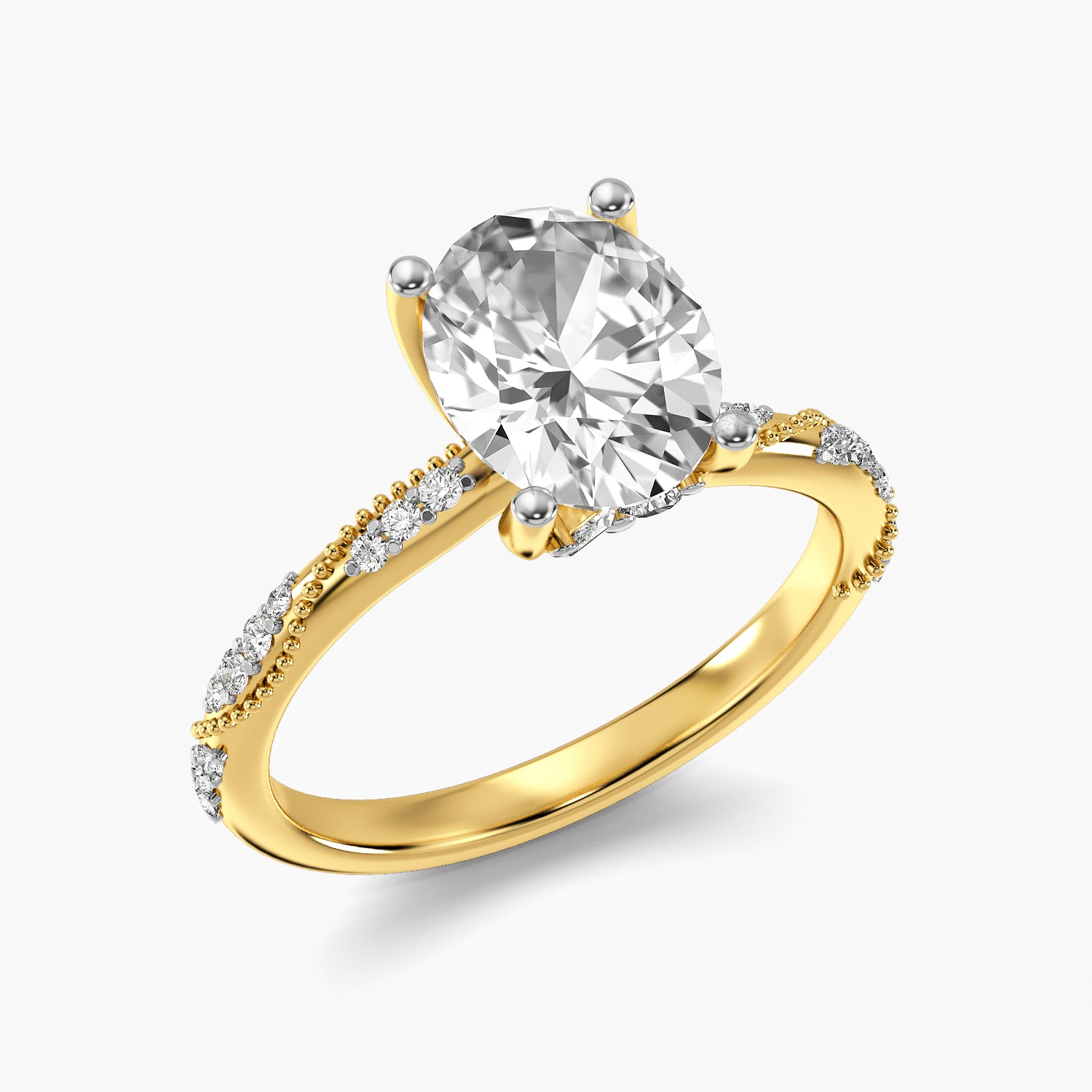 Elara Oval Lab Grown Diamond Ring