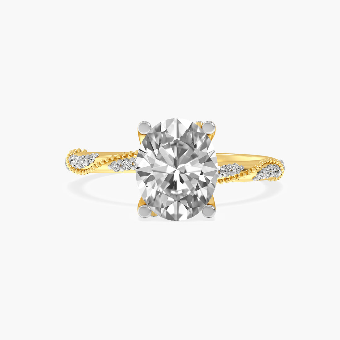 Elara Oval Lab Grown Diamond Ring