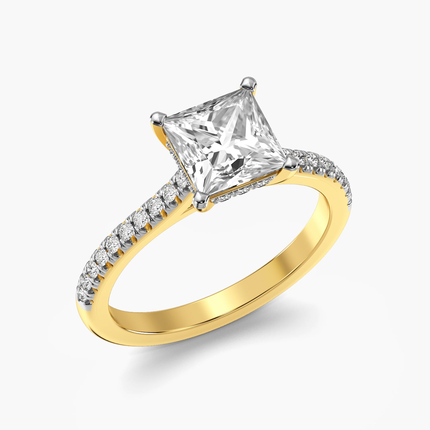 Lyra Princess Lab Grown Diamond Ring