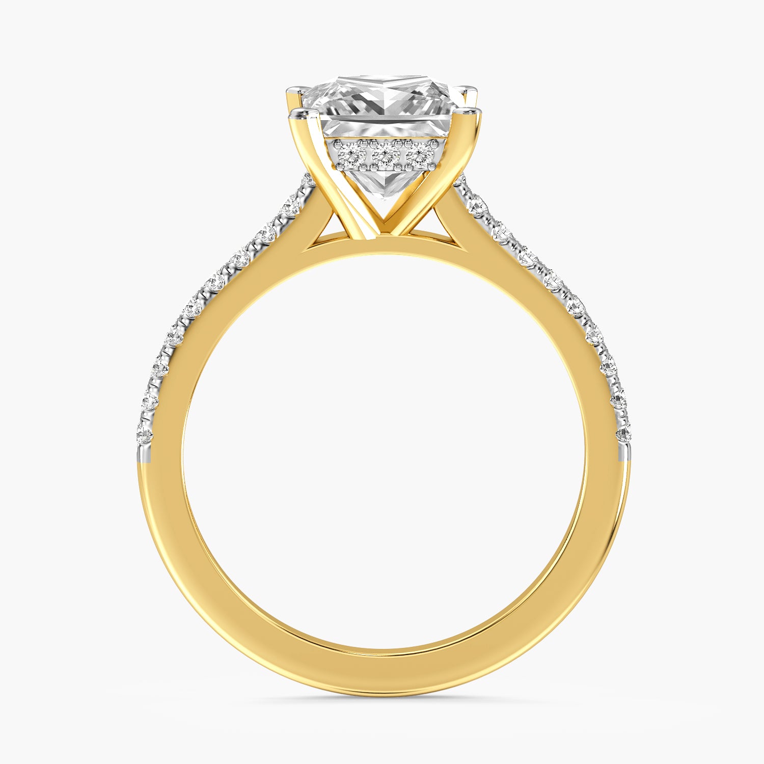 Lyra Princess Lab Grown Diamond Ring