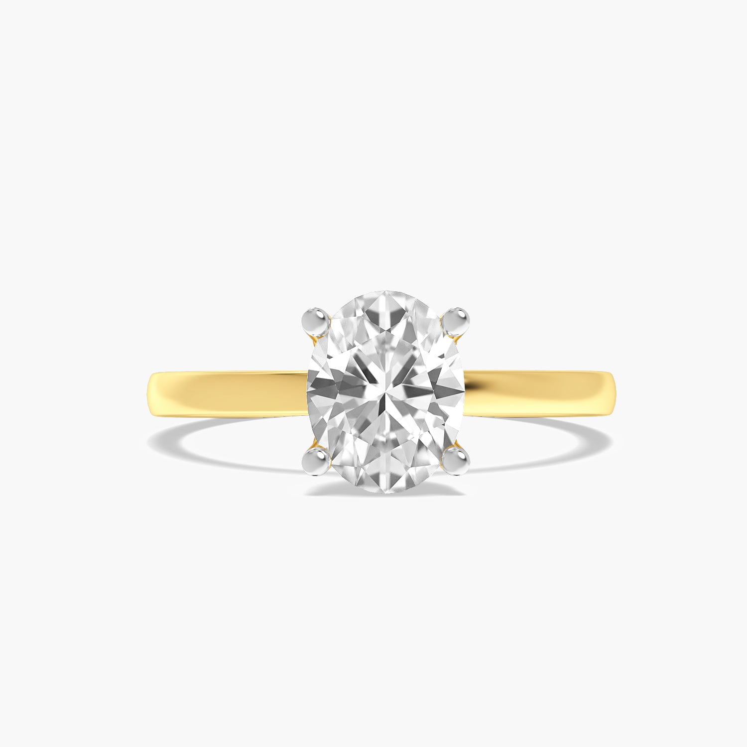 Oval Solitaire Lab Grown Diamond Ring