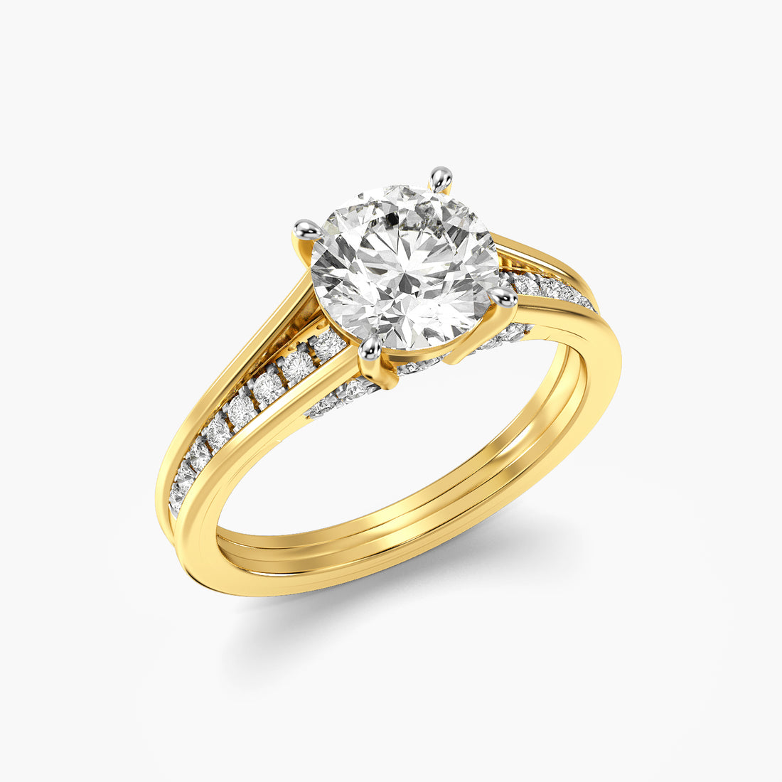 Celeste Round Lab-Grown Diamond Ring