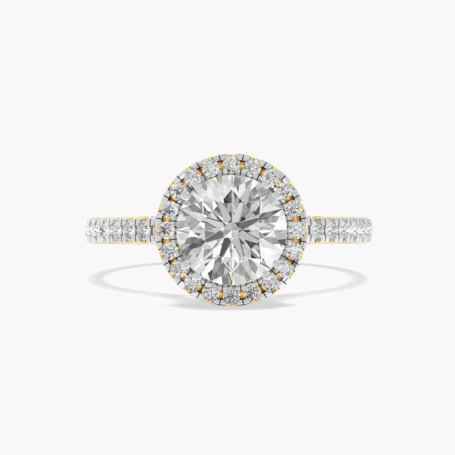 Stella Round Halo Lab Grown Diamond Ring