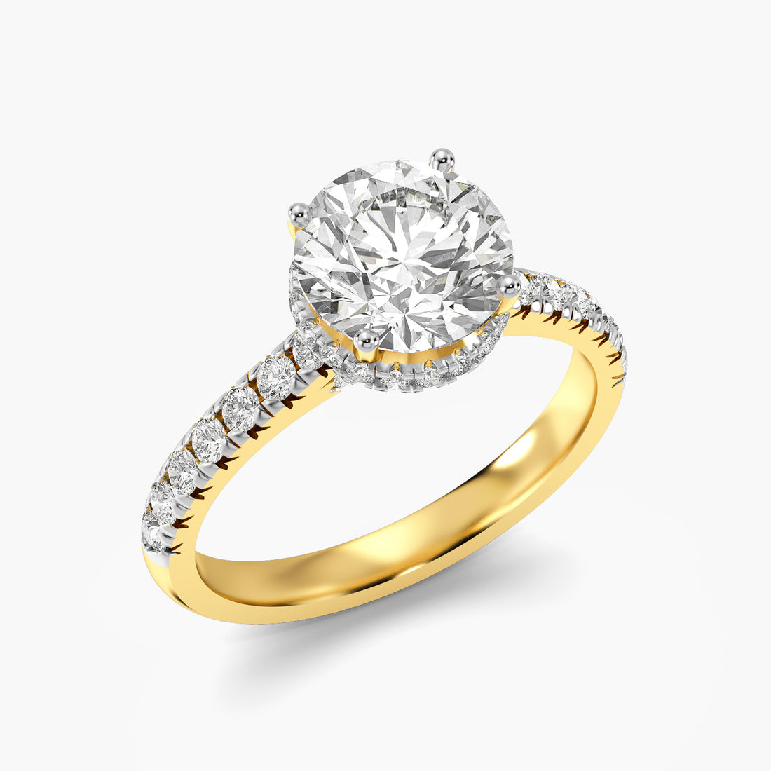 Celeste Round Lab Grown Diamond Ring