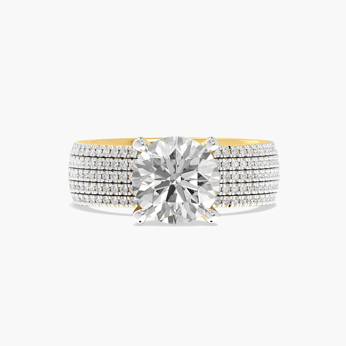 Moena Royale Pavé Lab Grown Diamond Ring