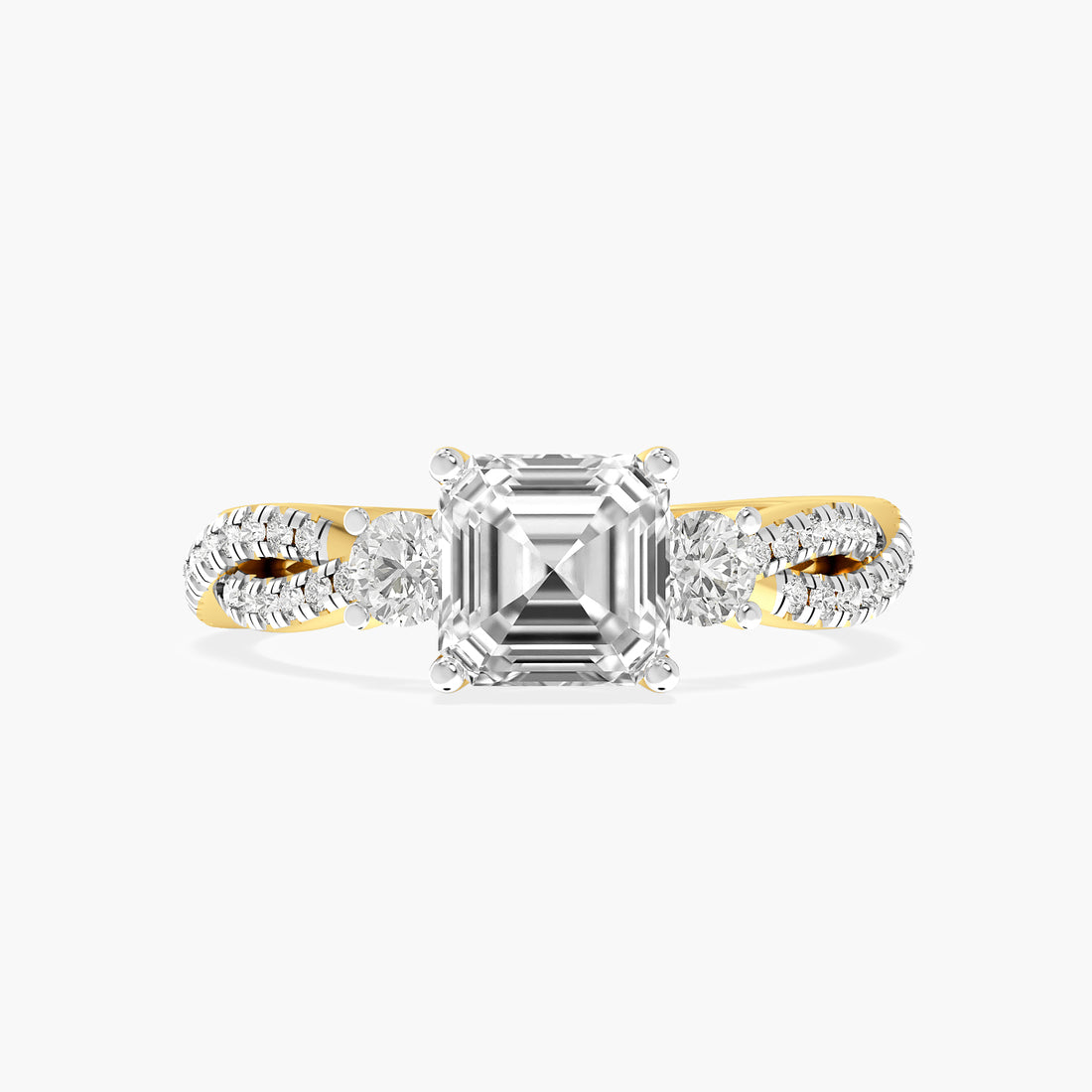 Virelle Asscher Lab-Grown Diamond Ring