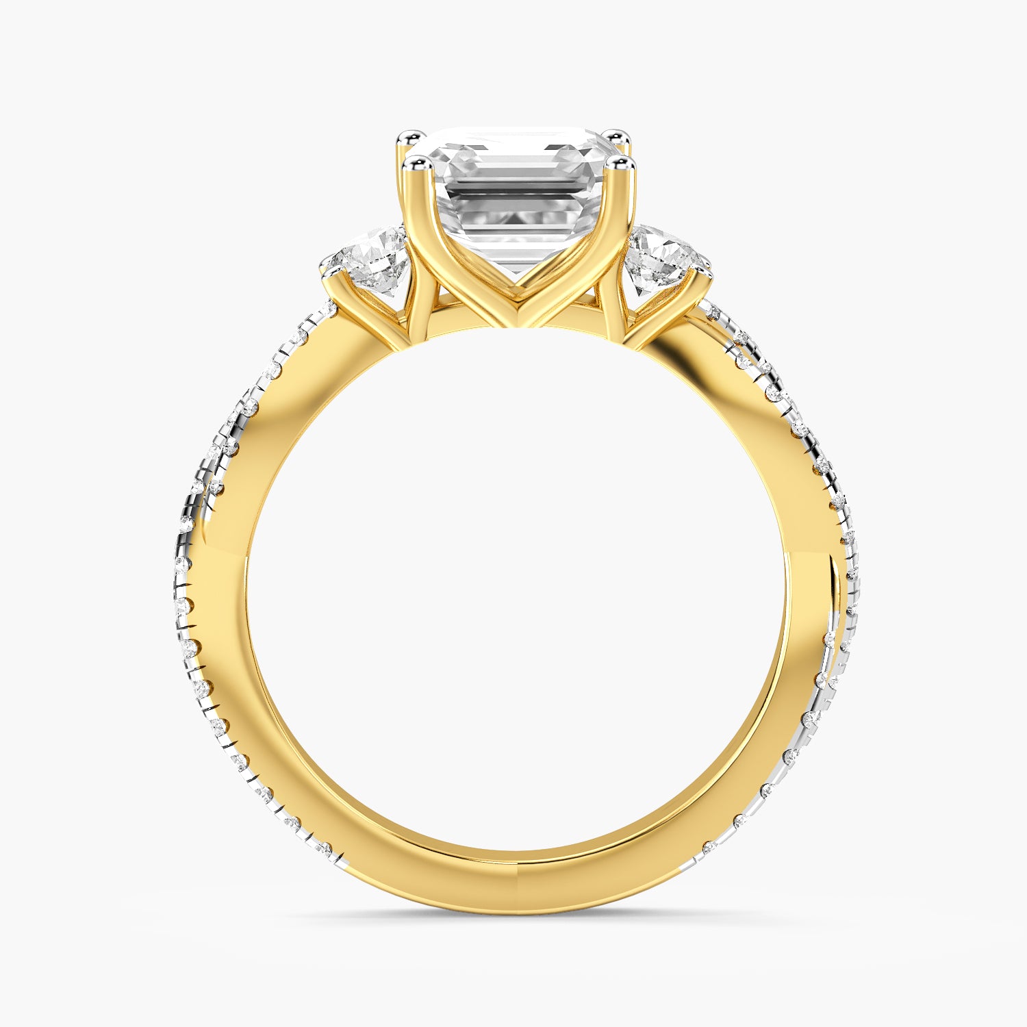 Virelle Asscher Lab-Grown Diamond Ring