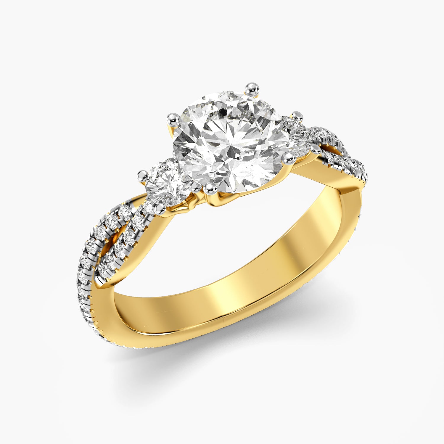Elara Round Lab-Grown Diamond Ring