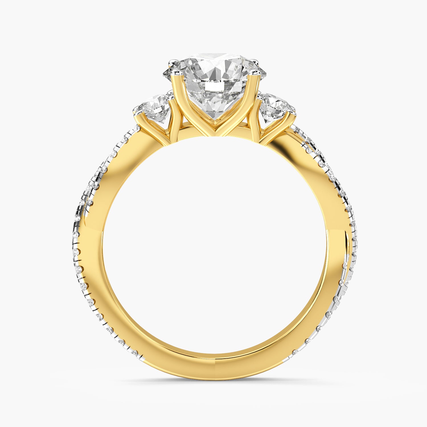 Elara Round Lab-Grown Diamond Ring