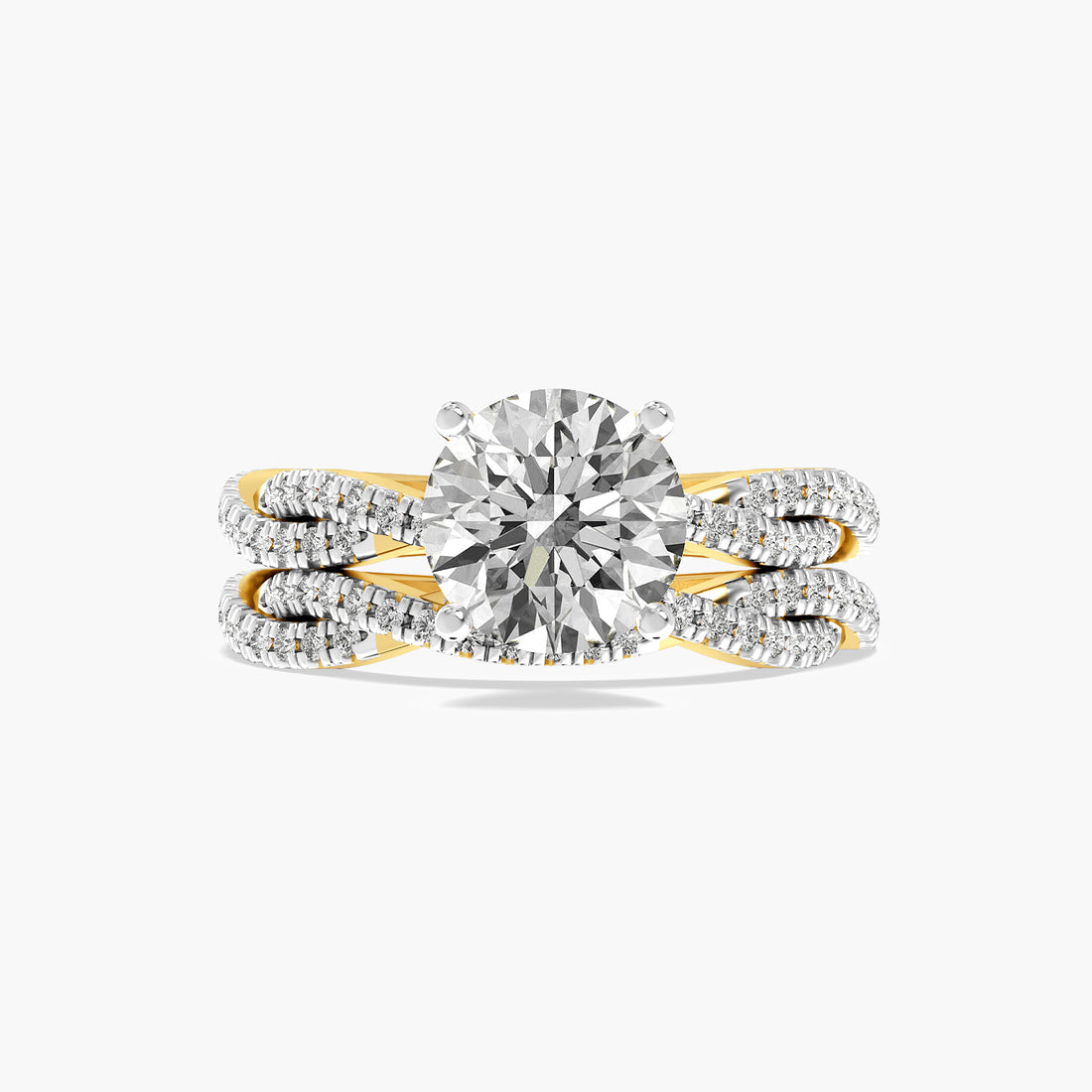 Aurora Round Lab-Grown Diamond Ring