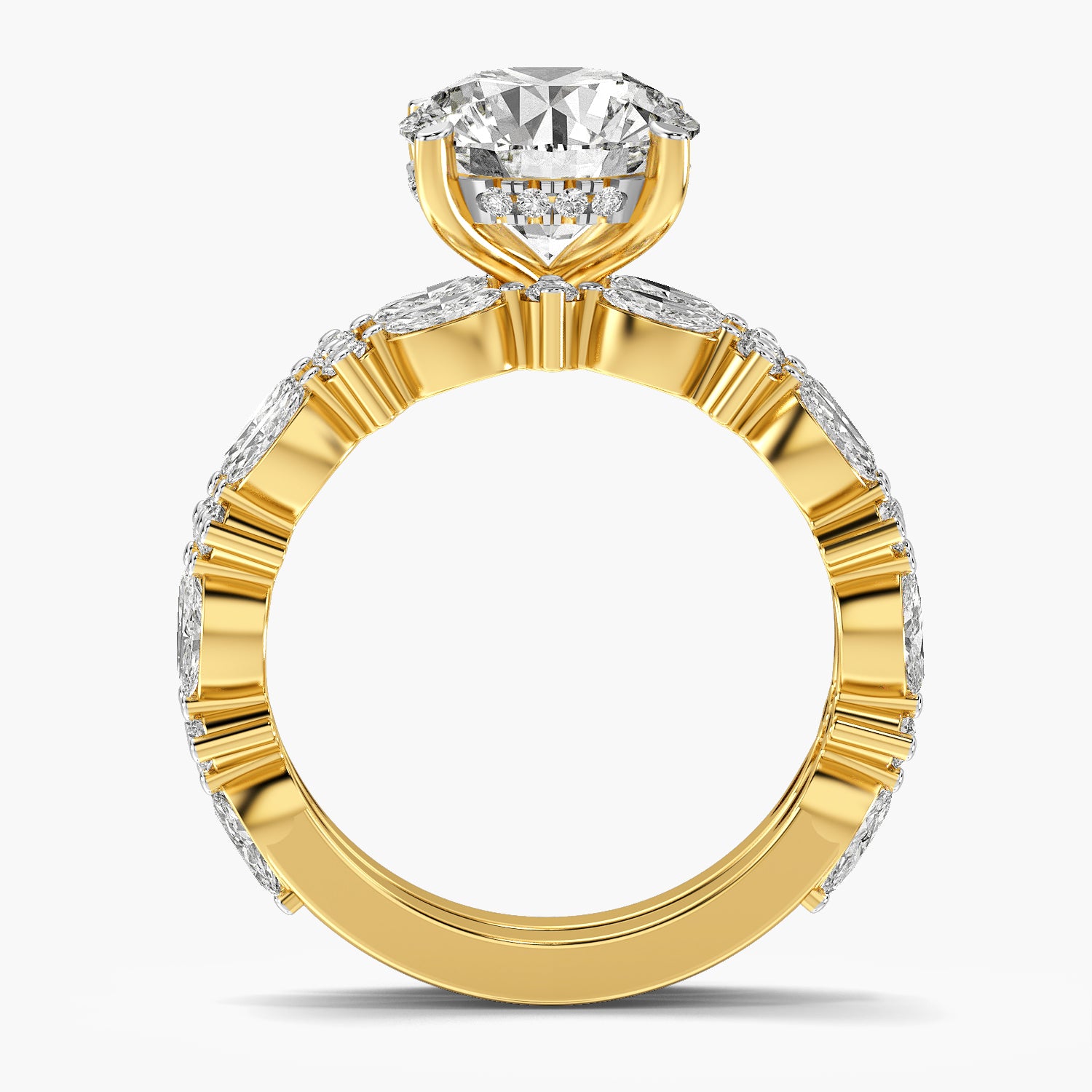 Celeste Cluster Lab Grown Diamond Ring