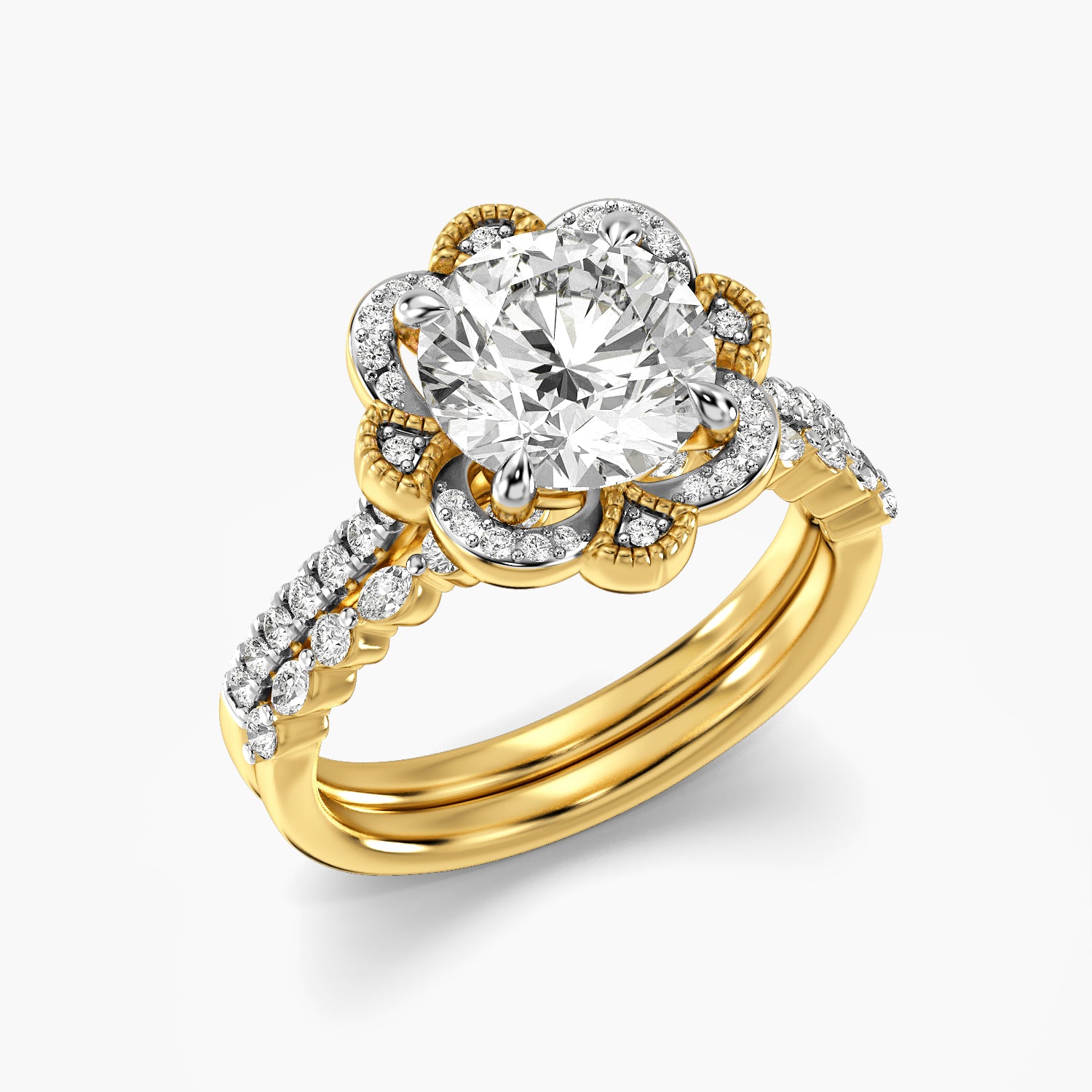 Blossom Halo Lab-Grown Diamond Ring