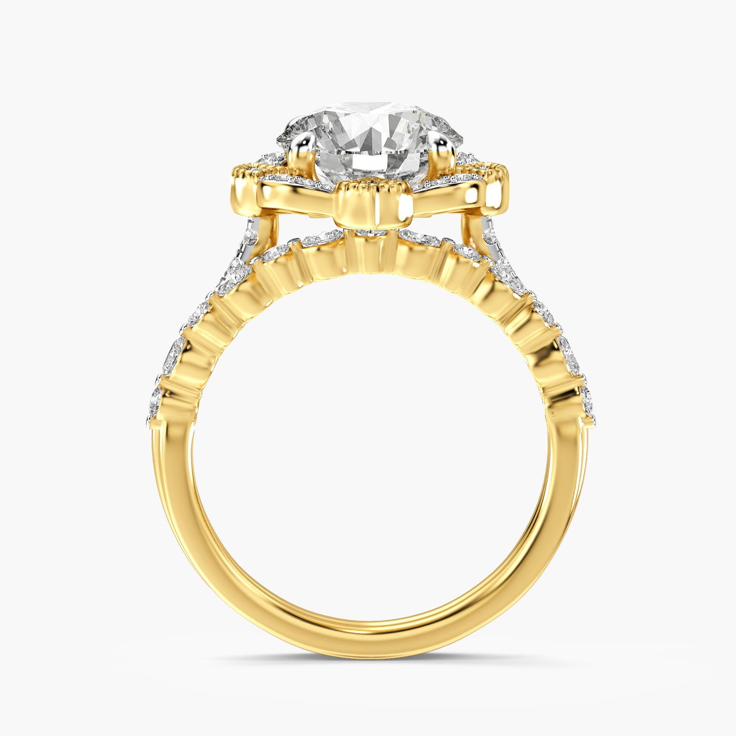 Blossom Halo Lab-Grown Diamond Ring