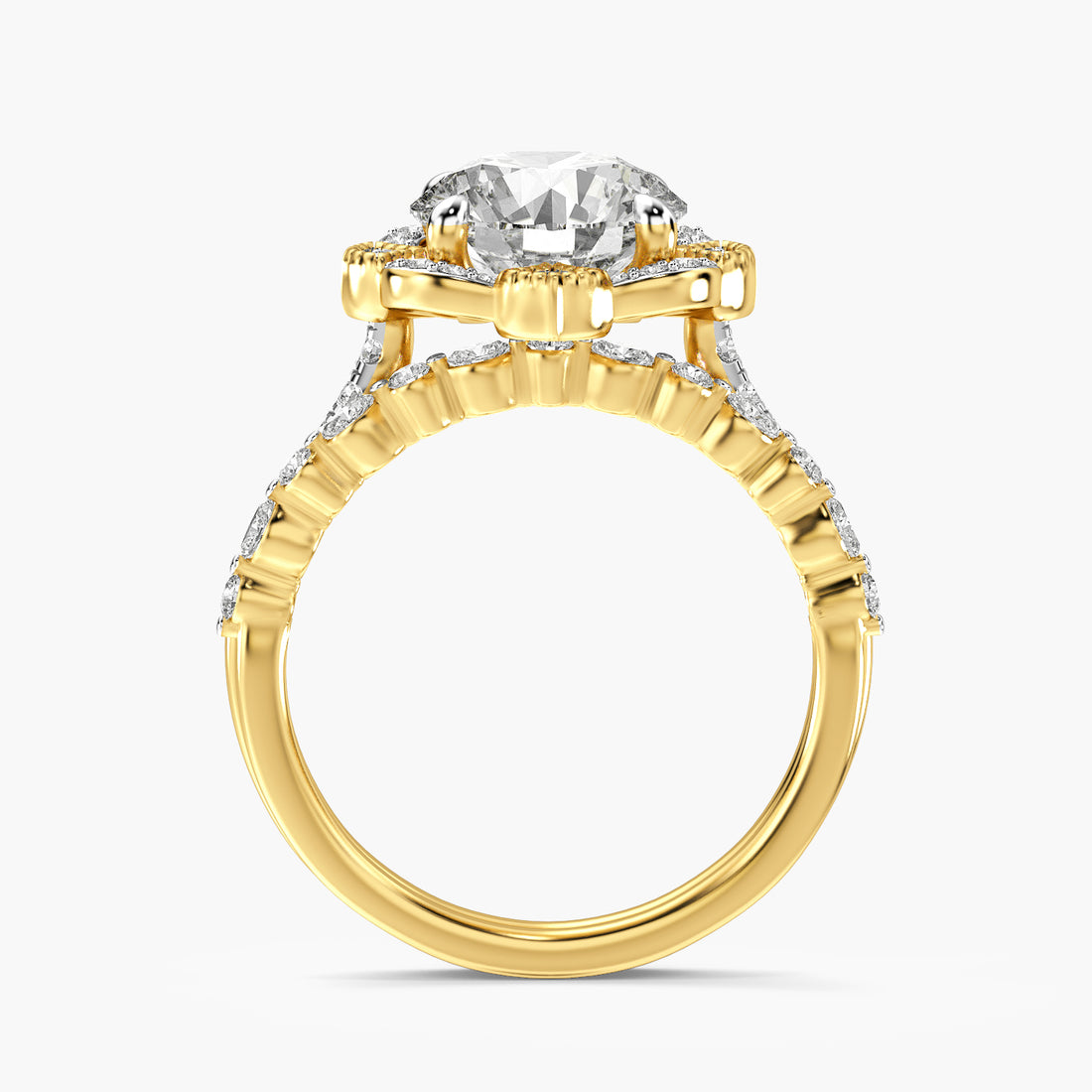Blossom Halo Lab-Grown Diamond Ring