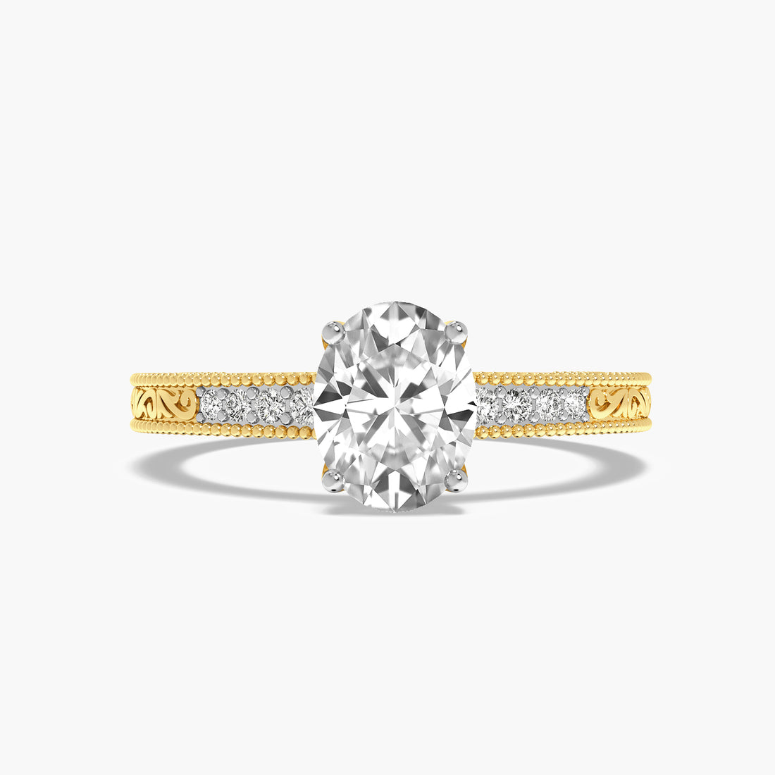 Vintage Oval Solitaire