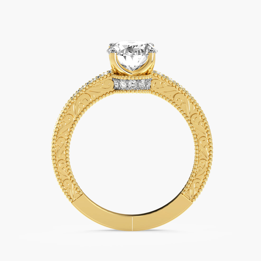 Vintage Oval Solitaire
