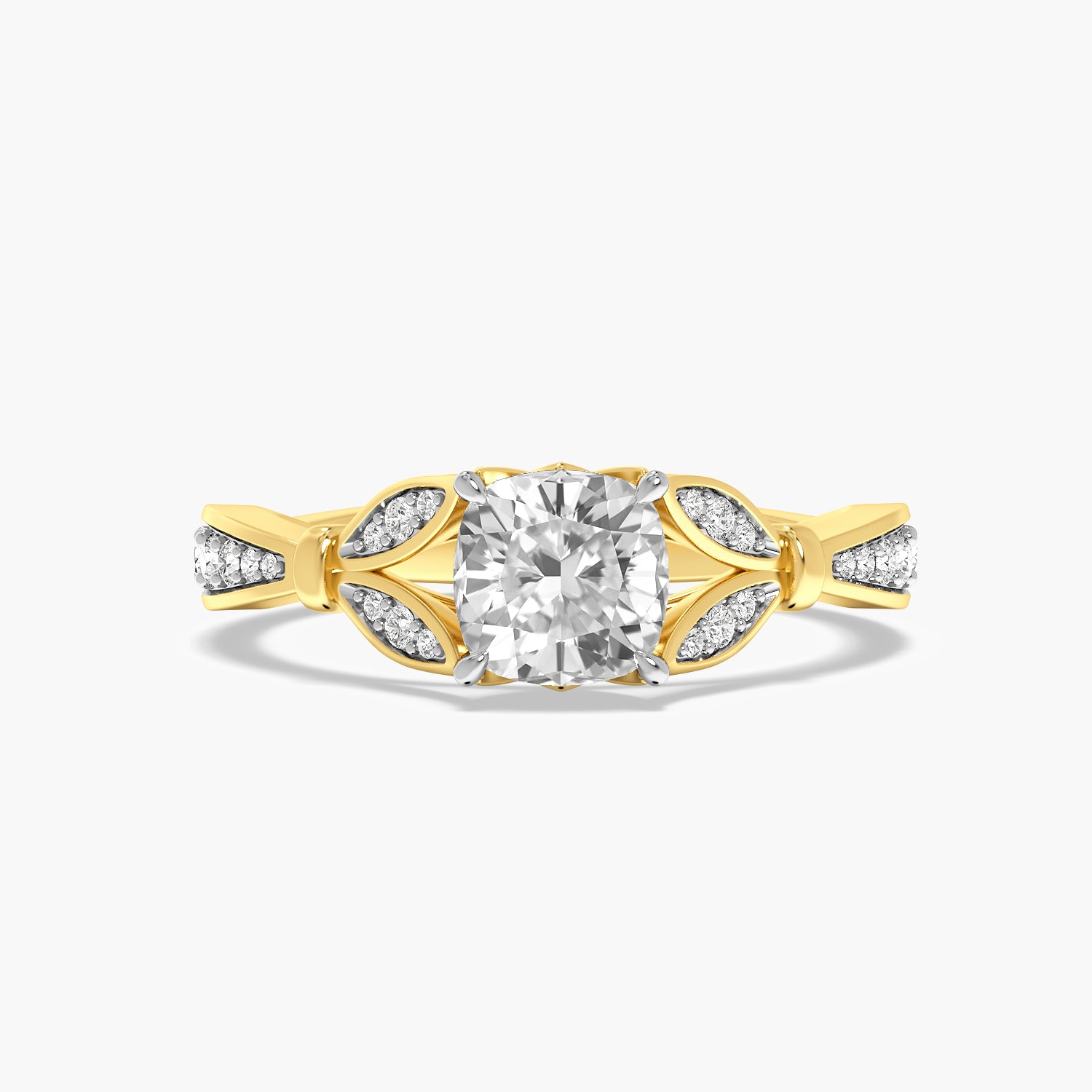 Vintage Cushion Pavé Ring