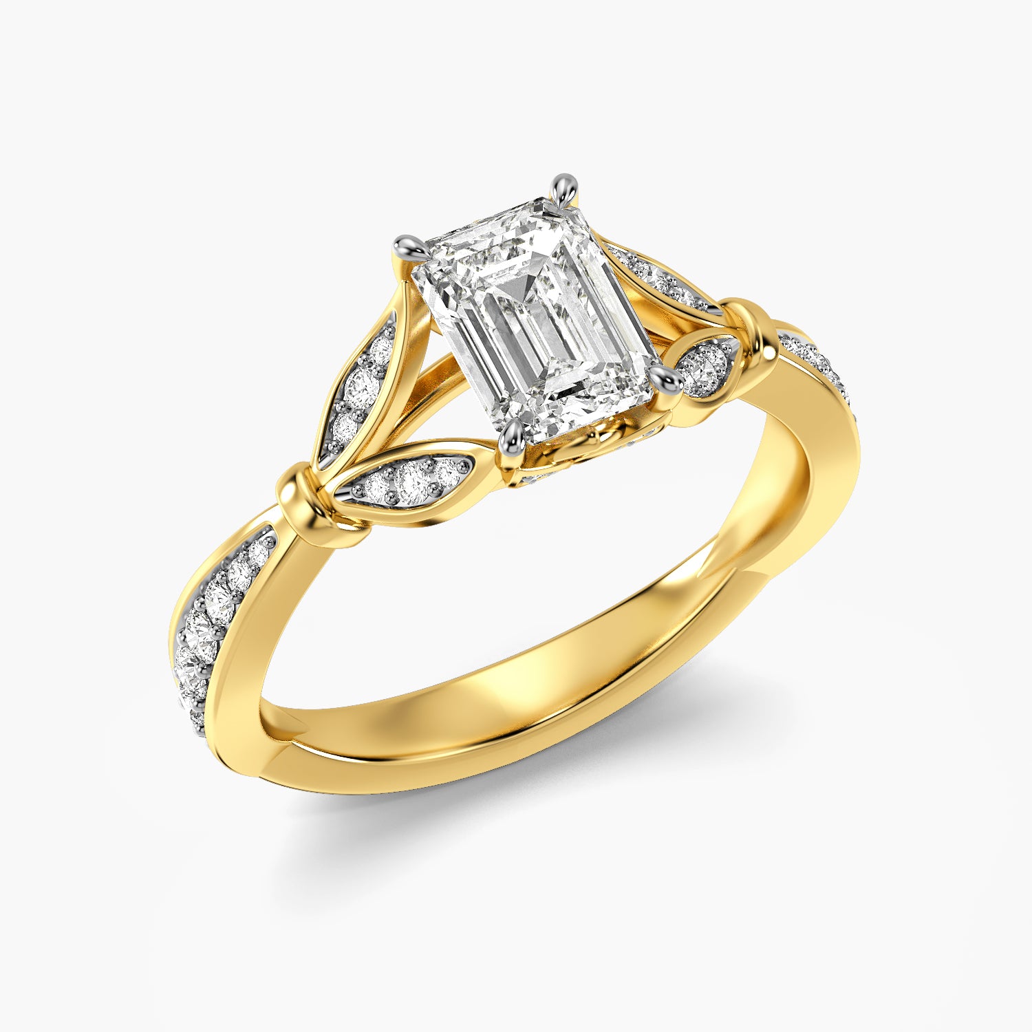 Aurielle Emerald Grace Ring