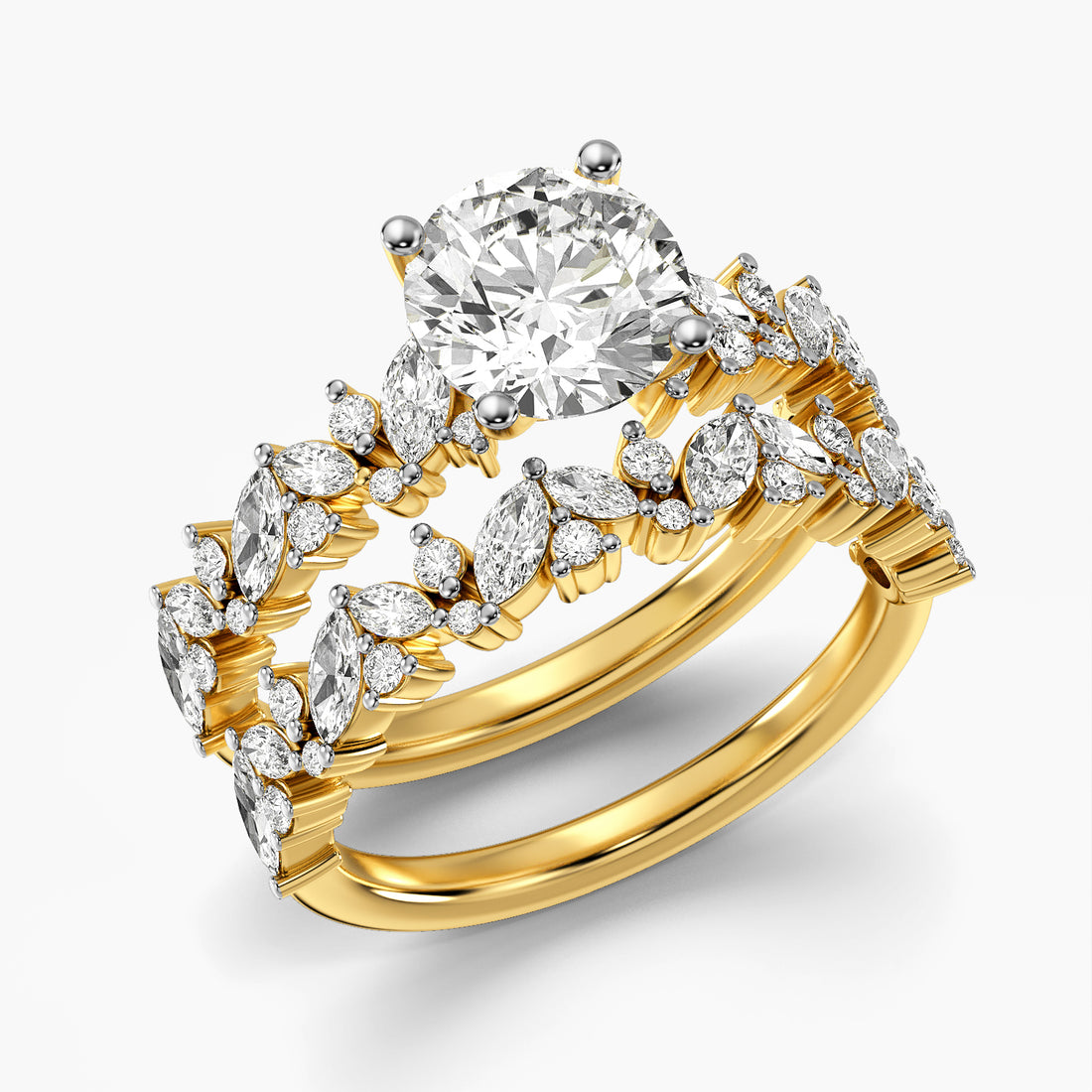 Velora Marquise Crown Ring