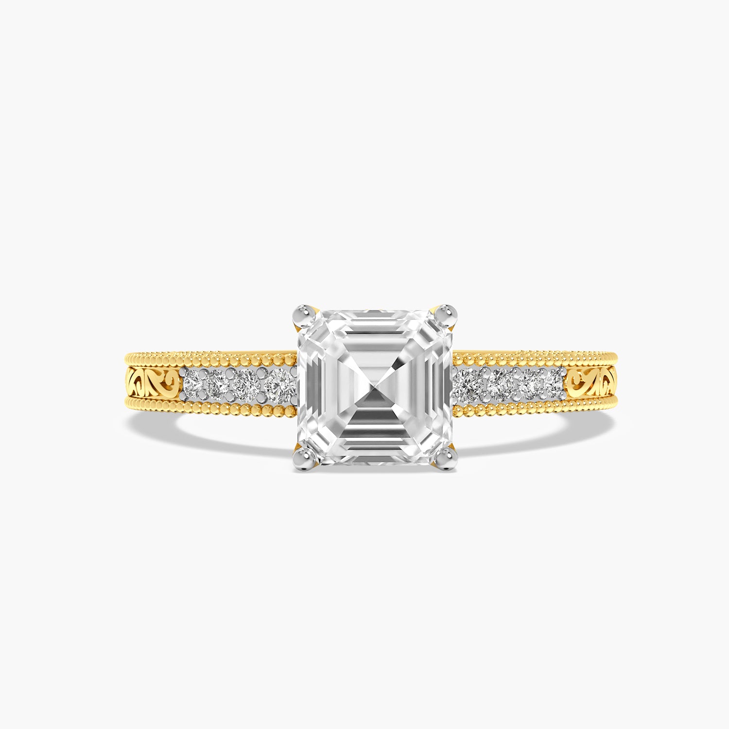 Liora Square Pavé Ring