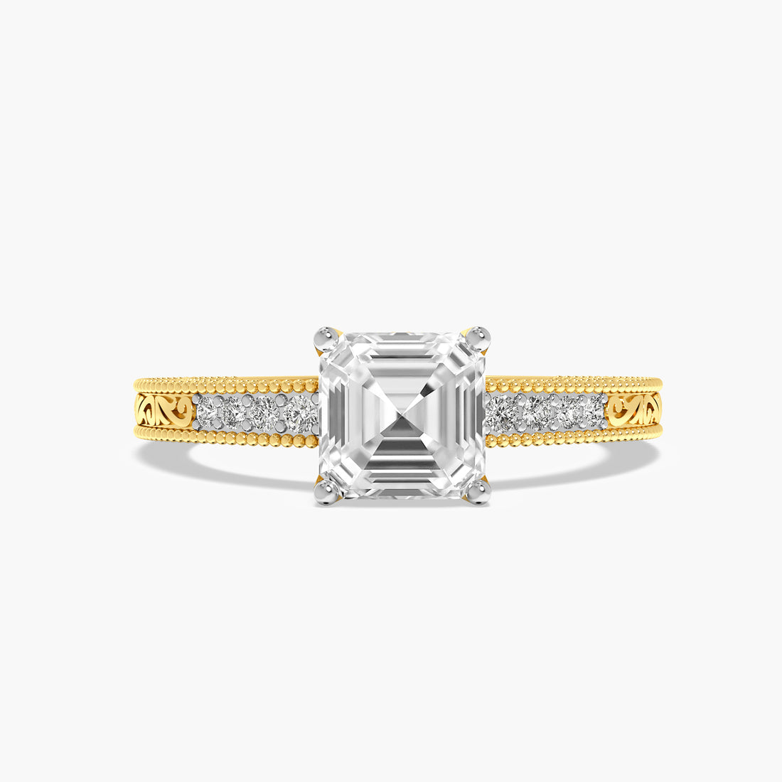Liora Square Pavé Ring