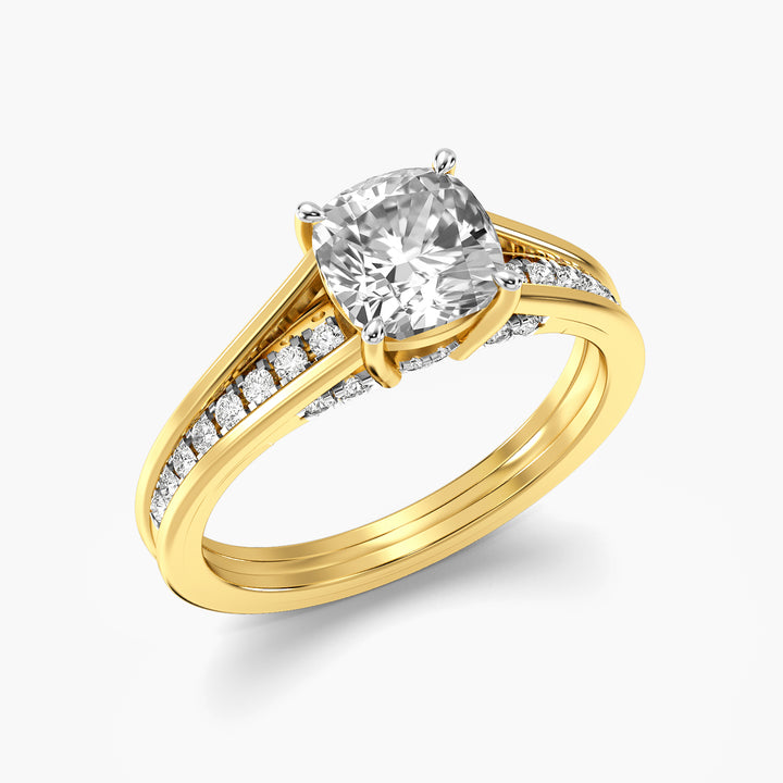Celara Cushion Diamond Ring