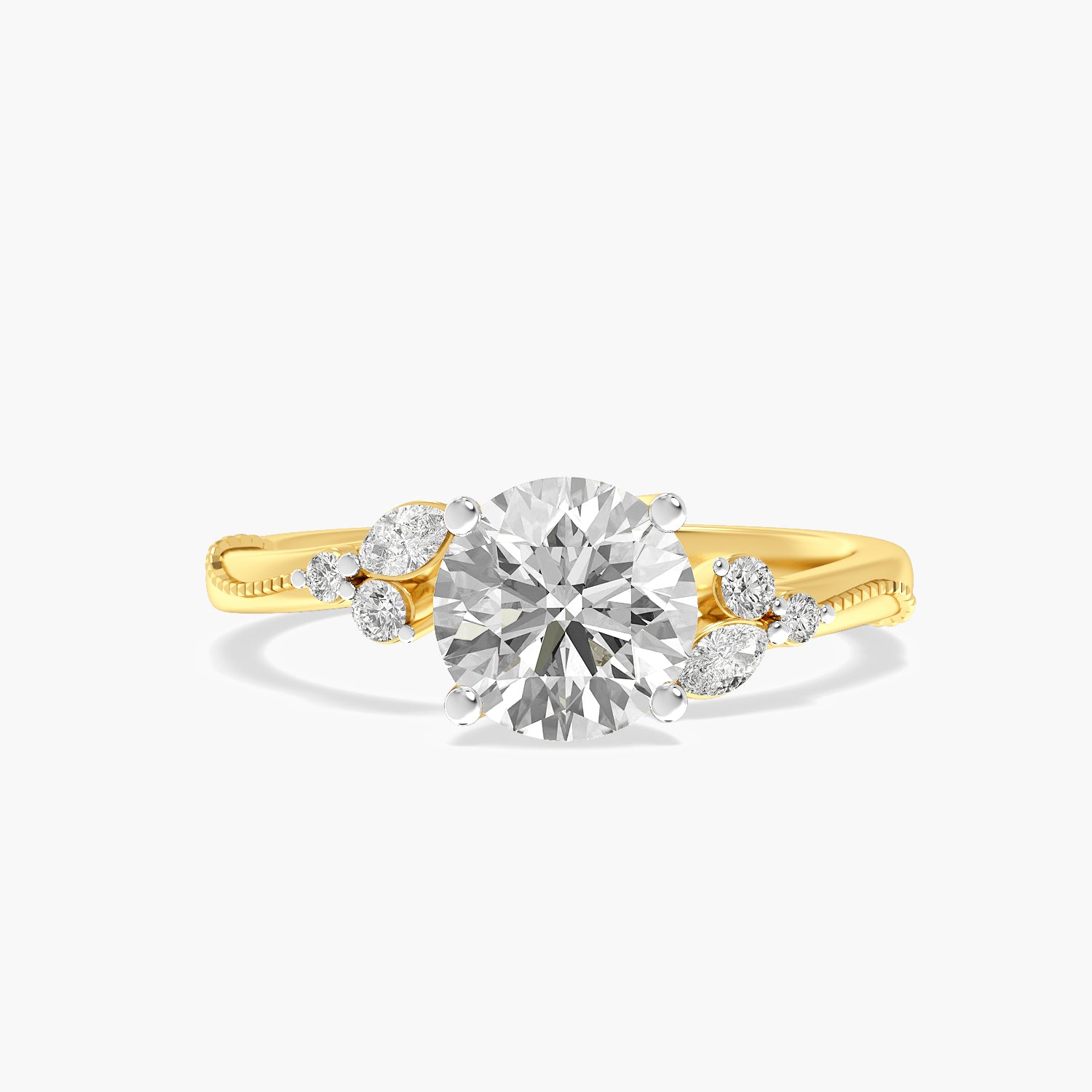 Moena Bloom Diamond Bridal Ring Set