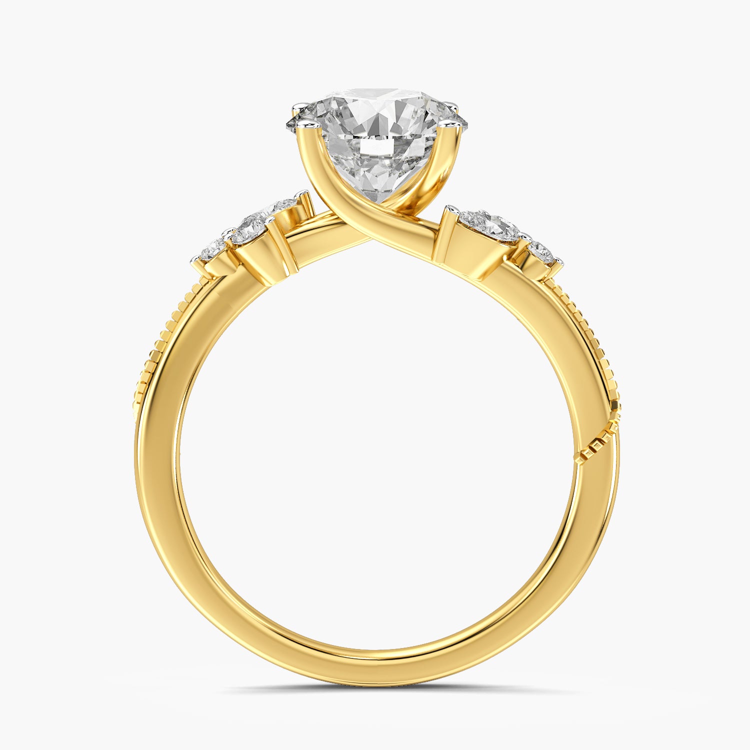 Moena Bloom Diamond Bridal Ring Set