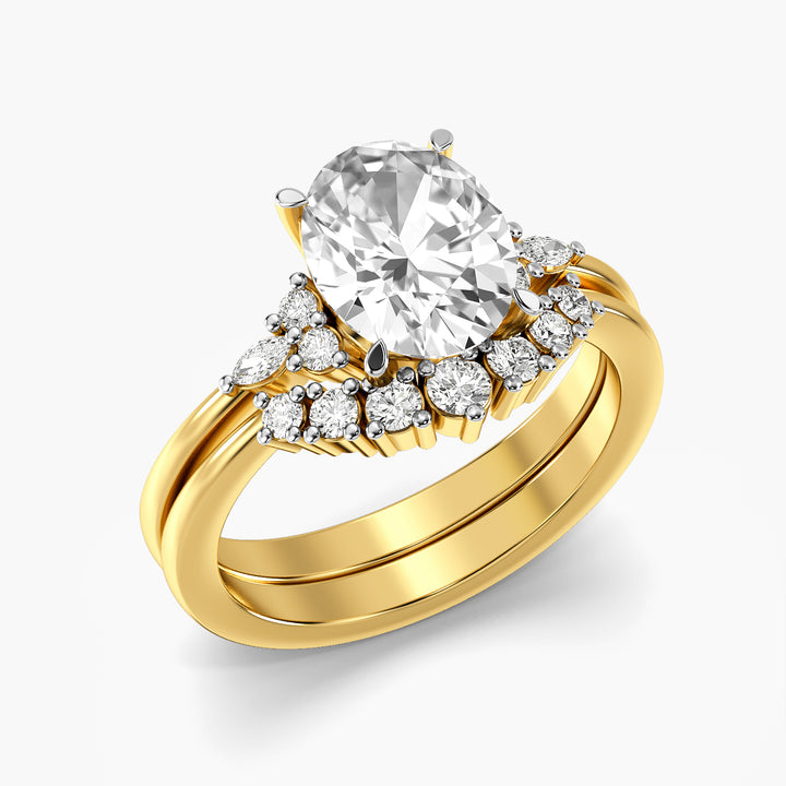 Oval Halo Lab Grown Diamond Ring