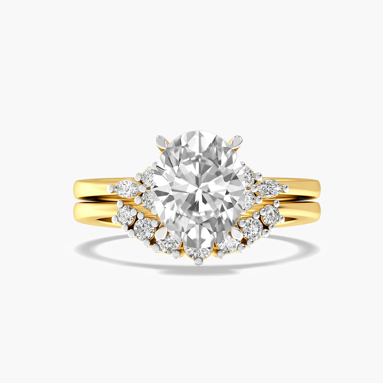 Oval Halo Lab Grown Diamond Ring